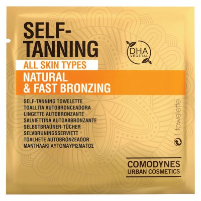 Självbronsande handdukar Natural & Fast Bronzing Comodynes Tanning