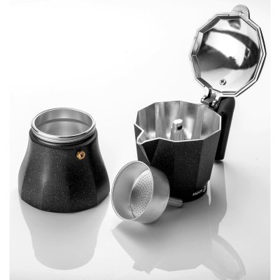 Fagor Italiensk Kaffepanna TIRAMISU 3 Svart Aluminium