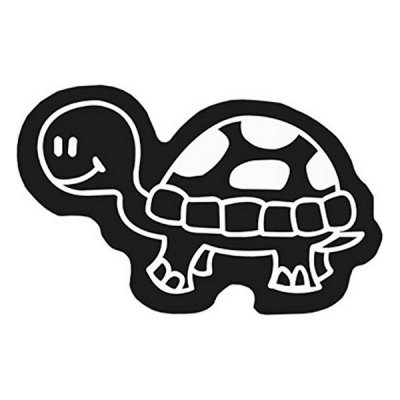 Car Sticker Family Sköldpadda