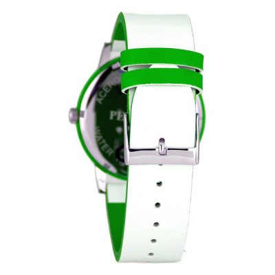 Pertegaz Herrklocka (41 mm) grön Läder