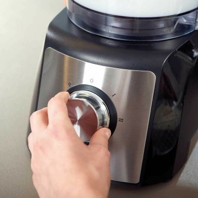 Black & Decker svart & Decker svart & Decker Köksrobot BXFPA1200E Stål 1200 W 1, 5 L (Renoverade B) Svart rostfritt rostfritt st