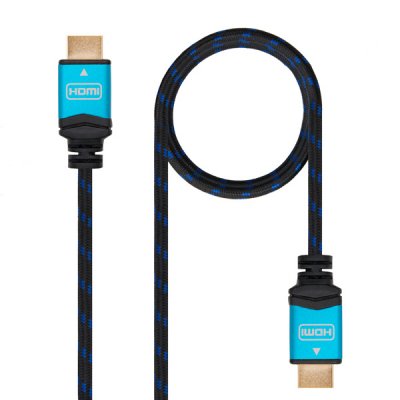 HDMI-Kabel TooQ 10.15.37 V2.0 Zwart Blauw