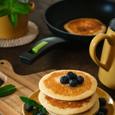 Monix Stekpanna M481124 Svart Grå Aluminium Bakelit Ø 24 cm