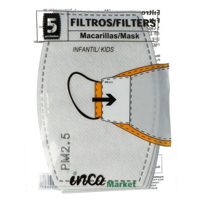 Mask Filters Market PM2.5 Inca Kinderen (5 pcs)
