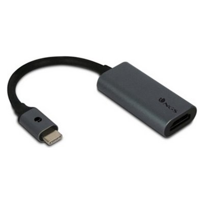 USB C till HDMI Adapter NGS NGS-HUB-0055 Grå 4K Ultra HD Svart Svart/Grå