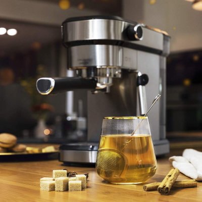Cecotec Kaffemaskin Cafelizzia Steel 1, 2L 850W 20 bar espresso & cappuccino rostfritt stål
