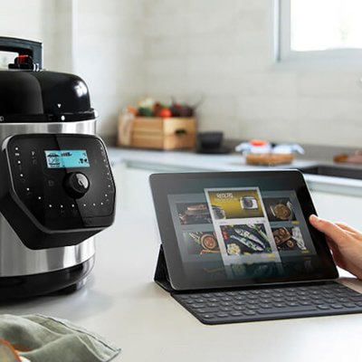 Cecotec Köksrobot Cecotec H Deluxe 6 L LCD Stål 1000 W 6 L 8 L