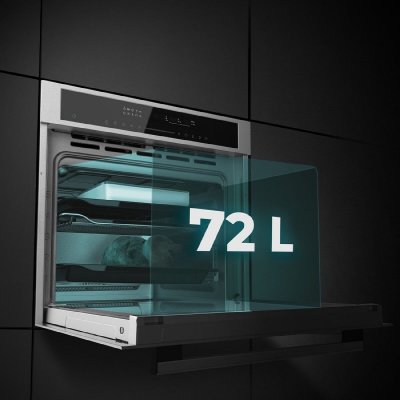 Cecotec Inbyggnadsspis Hexa SM406000 Edge+ A+ 2900 W 72 L Grå