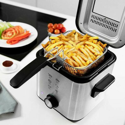 Cecotec Fritös CleanFry Infinity 1500 1, 5 L 900W Svart Rostfritt Stål 900 W