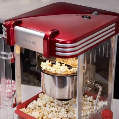 Cecotec Popcornmaskin Fun&Taste P’Corn Classic 300 W Röd rostfritt stål