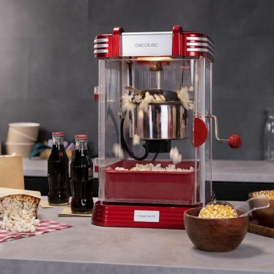 Cecotec Popcornmaskin Fun&Taste P’Corn Classic 300 W Röd rostfritt stål