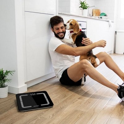 Cecotec Digital Badrumsvåg Surface Precision 9500 Smart Healthy Rostfritt stål Svart