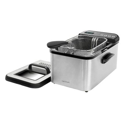 Cecotec Fritös Cleanfry Luxury 3000 3, 2 L 2400 W Stål rostfritt rostfritt stål