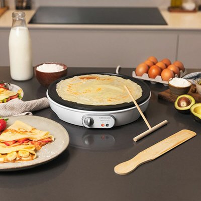 Cecotec Pannkaksmaskin Fun Crepelicious Ø 30, 5 cm 1000 W vit
