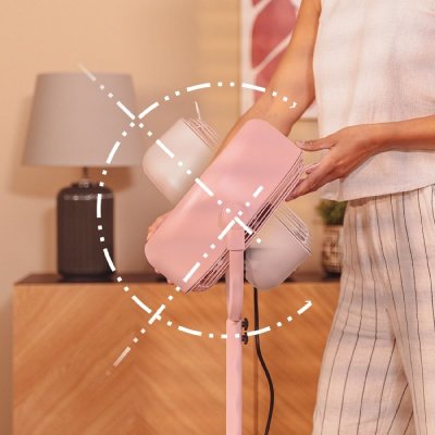 Cecotec Stående Fläkt Cecotec EnergySilence 250 ClassicStyle rosa 25 W