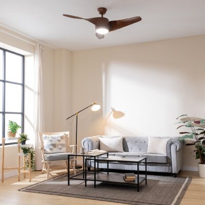 Cecotec Takfläkt med belysning EnergySilence Aero 5290 18 W 40 Svart Trä Metall