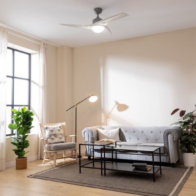 Cecotec Takfläkt med belysning Cecotec EnergySilence Aero 560 Vit Silvrig 18 W 60 W