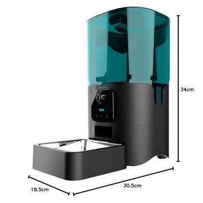Cecotec Automatisk matare Pumba 6000 Purrfect Meal Smart Vision 6 L Svart rostfritt stål