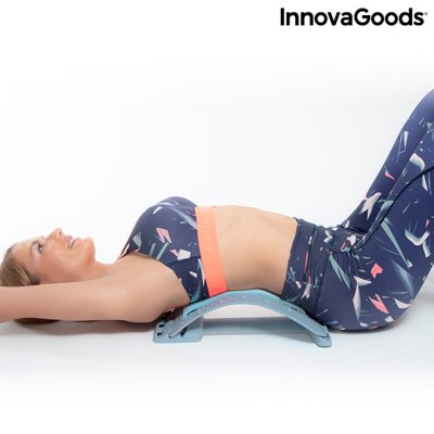 InnovaGoods Ländryggssjusterare, stretchar och ger stöd med tryck magnetpunkter Lumport Blå