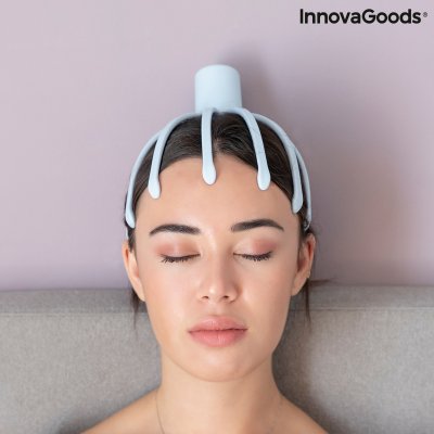 InnovaGoods Massager med omladdningsbart huvud Helax Blå
