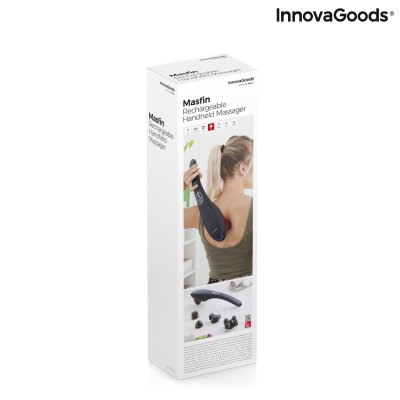 InnovaGoods Laddningsbar handmassageapparat Masfin Svart