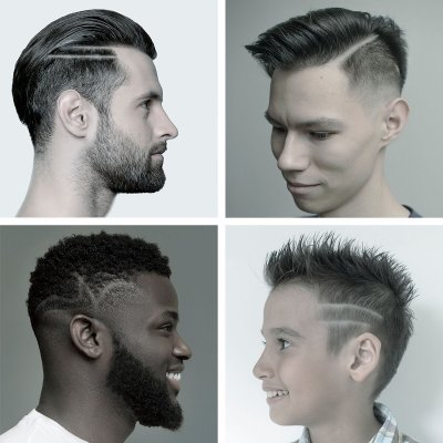 InnovaGoods Professionell uppladdningsbar hårtrimmer med tillbehör Triher Svart rostfritt stål