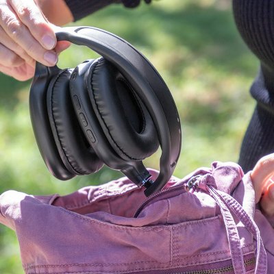 InnovaGoods Trådlöst Hopfällbart Headset Folbeat svart