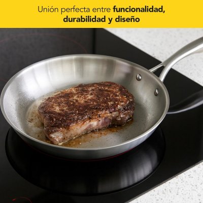 Castey Stekpanna E-S26 Grå Rostfritt stål Ø 26 cm