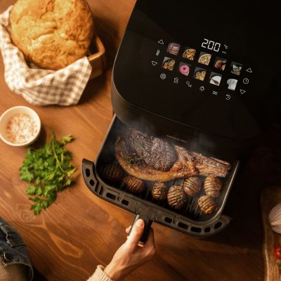 Cecotec Luftfritös Smokin' 4500 1900 W Svart 4, 5 L rostfritt stål