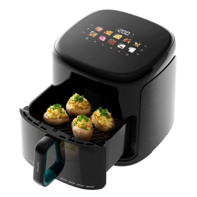 Cecotec Airfryer 8, 5L Cecofry&Grill Smokin'Prime 8500 2300W grill rök svart rostfritt stål