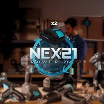 Cecotec Batterigräsklippare Brushless E7 Liberty Z Plus 20V 43cm 45L 3-i-1 blå