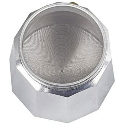 JATA Italiensk Kaffepanna CCA6 * Silvrig 6 Koppar Aluminium