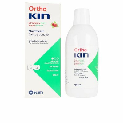 Kin Munvatten Orthokin 500 ml Jordgubbe Mint