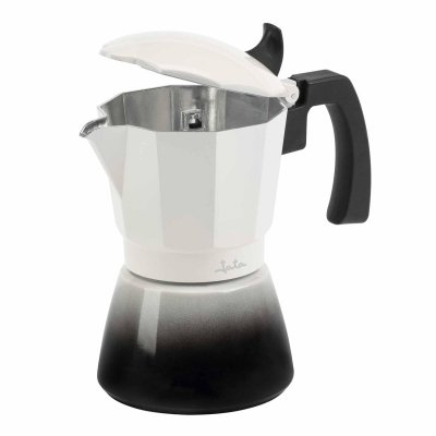 JATA Italiensk Kaffepanna HCAF2406 Kräm Aluminium 6 Koppar