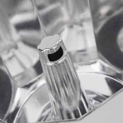 JATA Italiensk Kaffepanna HCAF2406 Kräm Aluminium 6 Koppar