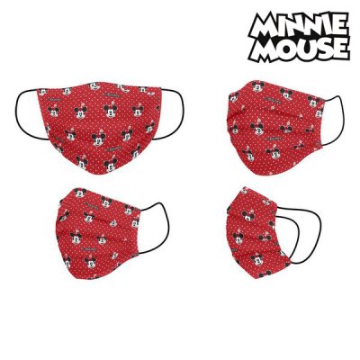 Hygiënisch masker Minnie Mouse Kinderen Rood