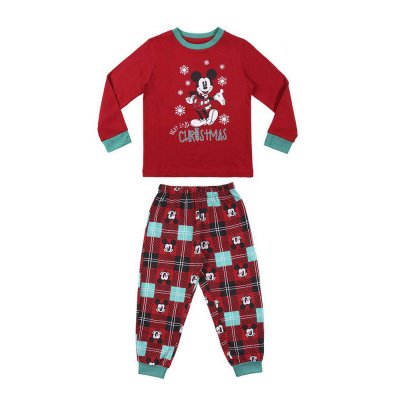 Pyjamas Barn Mickey Mouse Röd (Storlek: 4 år)