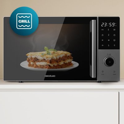 Cecotec Mikrovågsugn med Grill 2800 Svart 2200 W 28 L Rostfritt stål