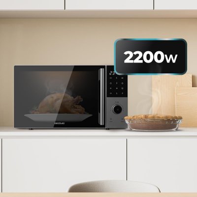 Cecotec Mikrovågsugn med Grill 2800 Svart 2200 W 28 L Rostfritt stål