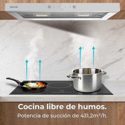 Cecotec Konventionell fläkt Flux TLT 704400 Vit rostfritt stål