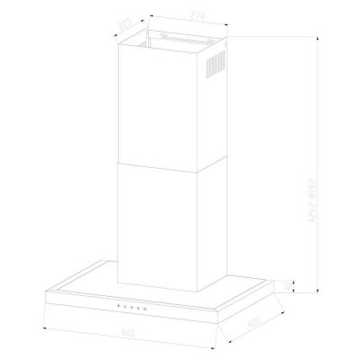 Cecotec Konventionell fläkt Flux TT 604000 Stål rostfritt rostfritt stål