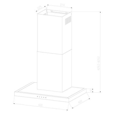 Cecotec Konventionell fläkt Flux TT 604000 Stål rostfritt rostfritt stål