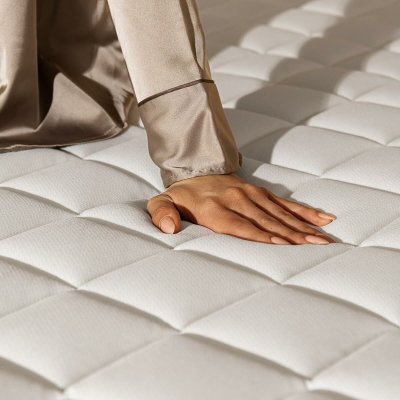 Cecotec Flow 6790 Hybrid resårmadrass 90x190 cm hög fasthet 7 zoner beige Polyester