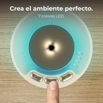 Cecotec Luftfuktare PureAroma 3000 10L 10W Bluetooth Högtalare LED 3 lägen vit plast