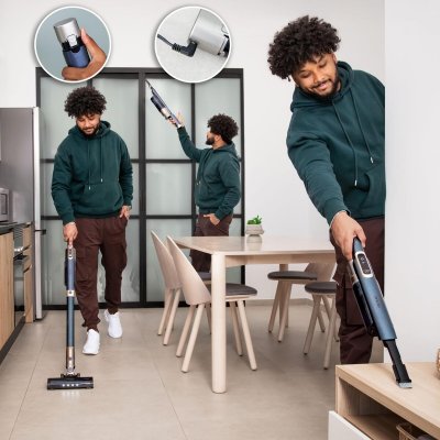 Cecotec Skaftdammsugare Dammsugarborste Scoba 3000 210 W Grå metall