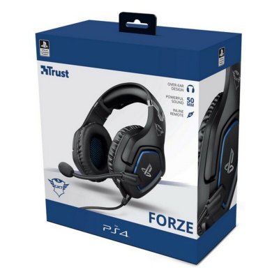 Trust Spelhörlurar med mikrofon GXT 488 Forze PS4 Svart Nylon