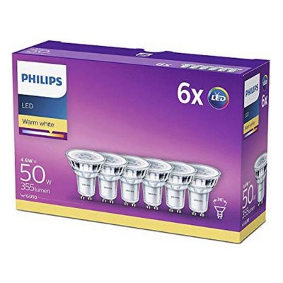 Kaltlicht LED-Glühbirne Philips Foco E27 A 4,6W (6 pcs) (Restauriert A+)