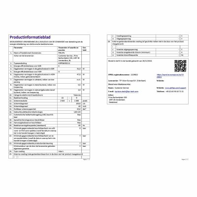 Philips Smart TV 40PFS6000/12 40" LED Full HD svart