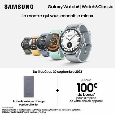 Samsung Smartklocka Galaxy Watch6 Classic R965 Multicolour Silvrig Rostfritt stål