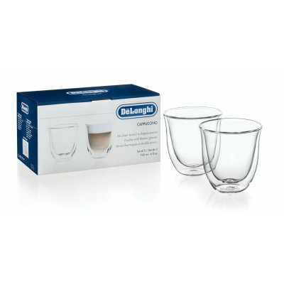 De'Longhi Set med 2 kaffekoppar 5513214601 Transparent Delar